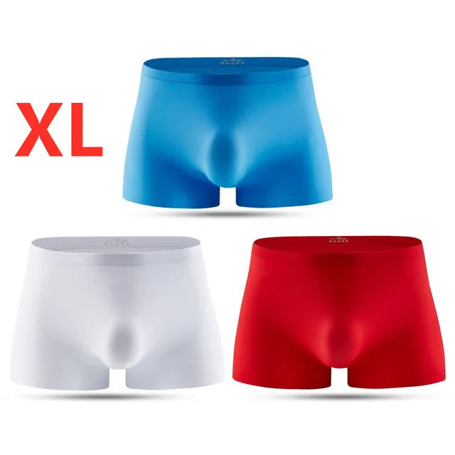 3pcs Youpin Mijia Ice Silk Men Underwear Boxer Briefs Seamless Transparent Ultra Thin Breathable Comfortable Panties Underpants