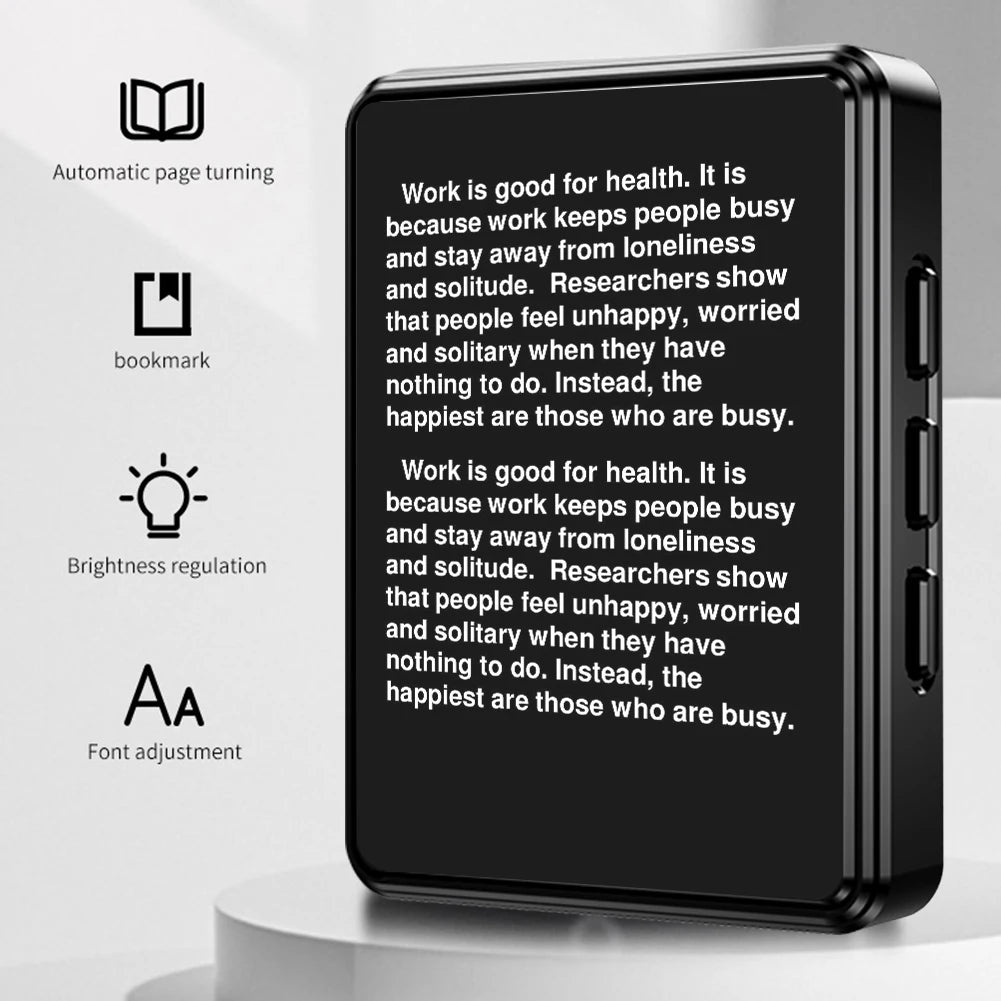 8/16/32/64G Portable Music Player 1.8inch Touch Screen MP3 Student Walkman Bluetooth-Compatible 5.0 for E-Book FM Radio