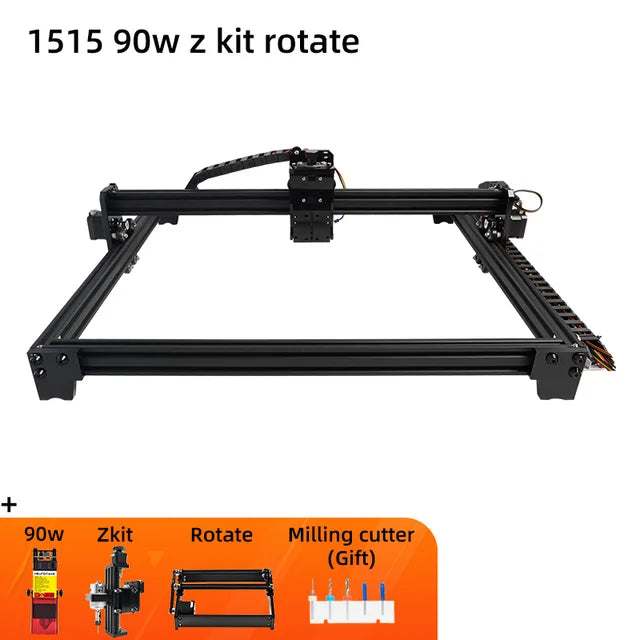 90w laser engraver and cutter machine Large laser printer engraving cnc machine for metal steel 150x150cm