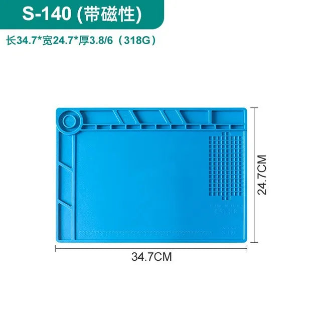 ESD Heat Insulation Soldering Mat Computer Phone Repair Tool Kit Working Silicone Repair Pad Heatresistant Maintenance Tool Kit