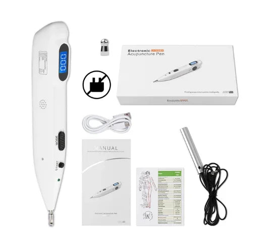 Electronic Acupuncture Pen TENS Point Detector with Digital Display Laser Therapy Heal Massage Acupoint Muscle Stimulator Device