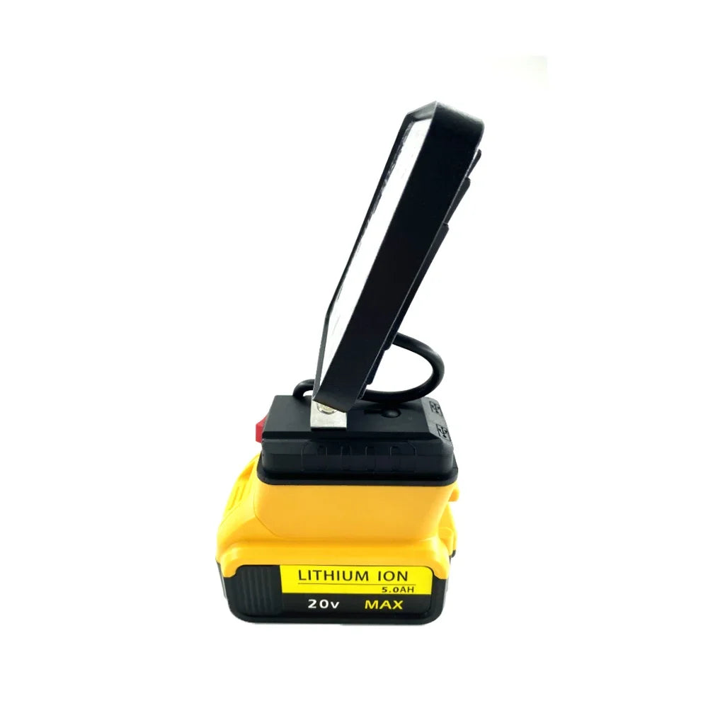 For Makita/Dewalt/Milwaukee 18V Li-ion Battery LED Work Light 3/4 inch Flashlight Portable Emergency Flood Lamp Camping lamp