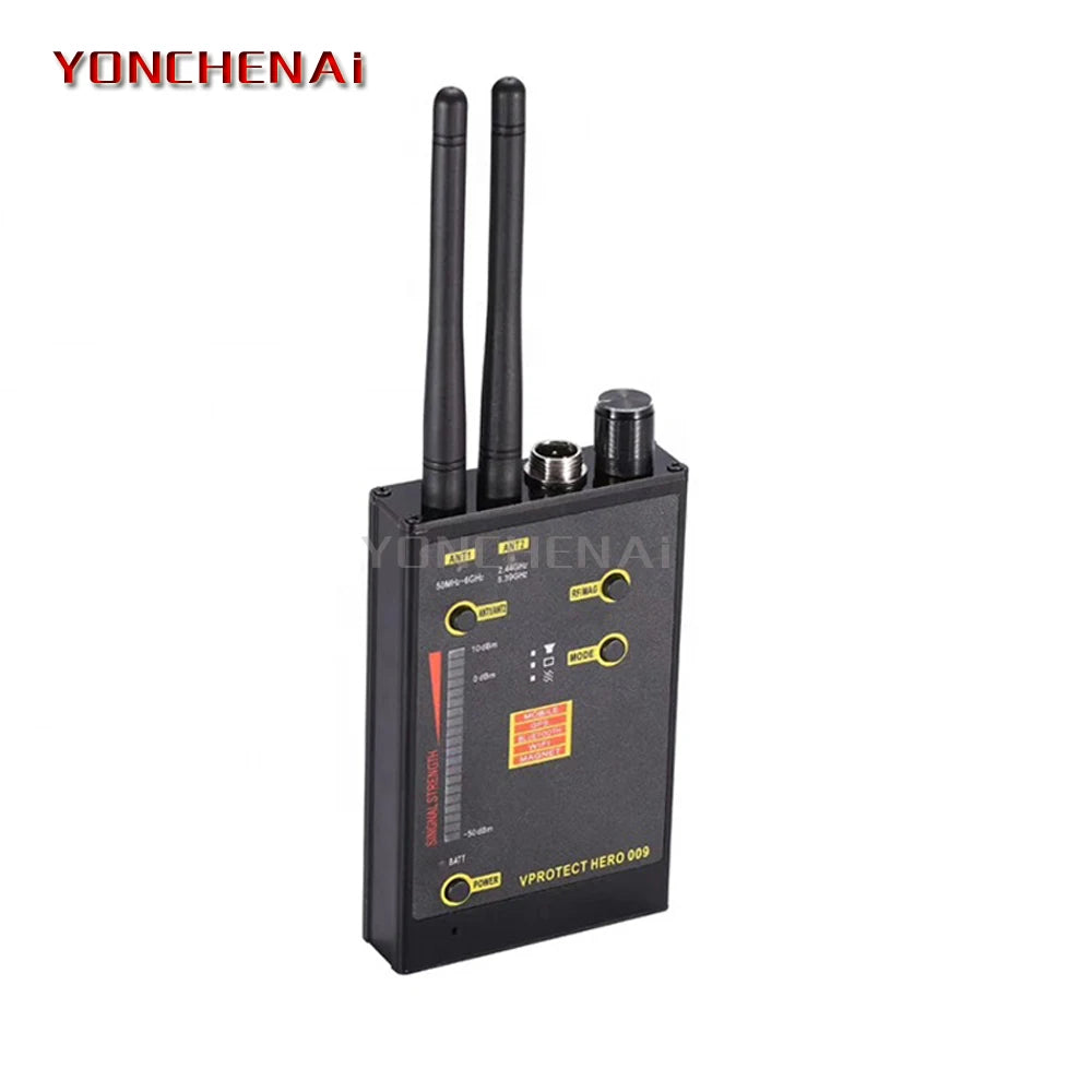 Hero 009 Wireless Signal Detector VHF/UHF Anti-Spy GSM Wifi Scan Finder Magnetic MAG Signal Detector