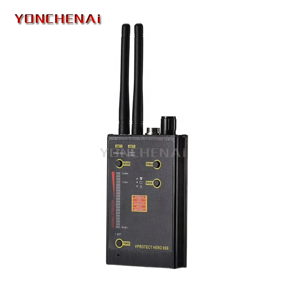 Hero 009 Wireless Signal Detector VHF/UHF Anti-Spy GSM Wifi Scan Finder Magnetic MAG Signal Detector