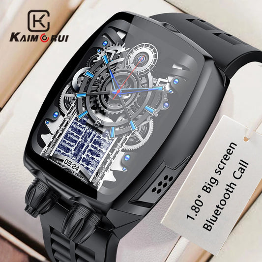 KAIMORUI 1.8-inch Bluetooth Call Smart Watch Men IP68 3ATM Waterproof Sleep Monitor Sports Fitness Tracker Smartwatch Man 2023