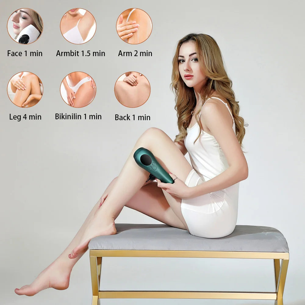 KODO 999999 Flashes ice sensing Laser Epilator Hot Sell IPL Photoepilator Laser hair removal Painless Electric Epilator Machine