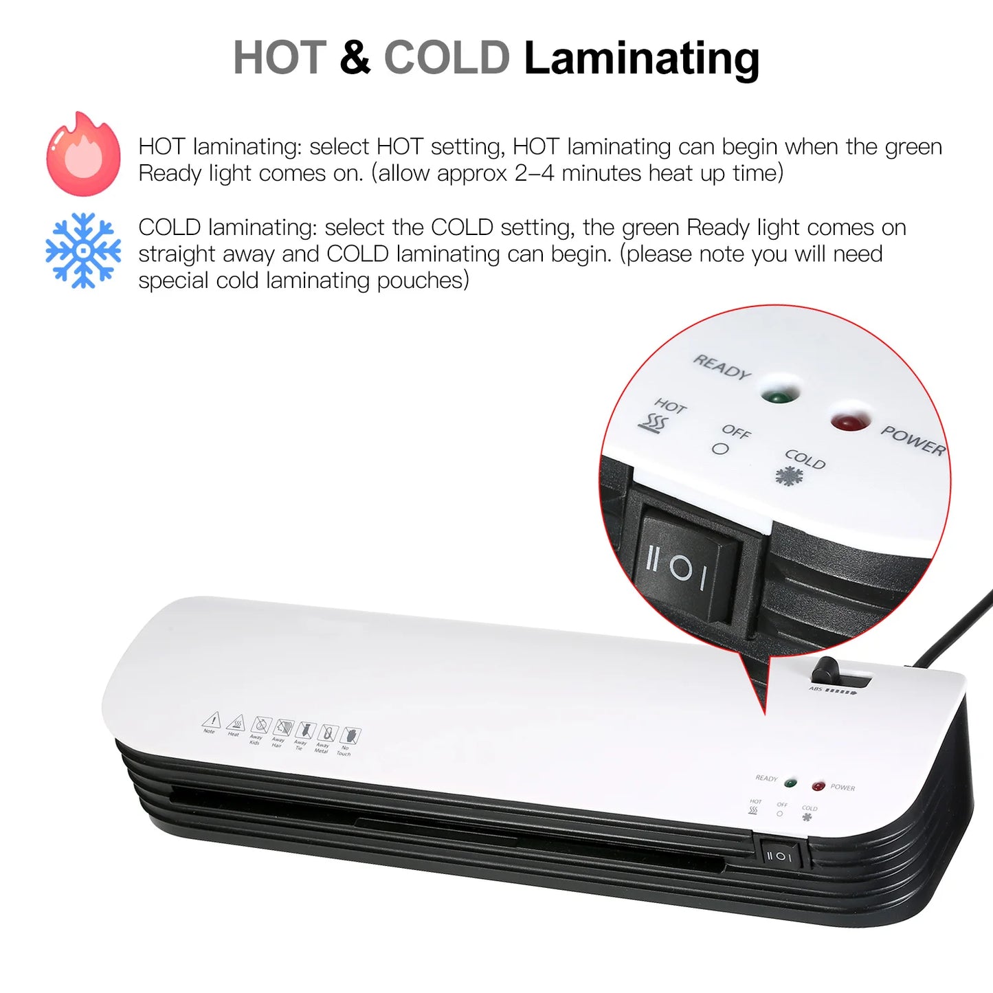 Laminating Machine Photo Laminating Machine A4 Photo File Laminating Machine Document/Photo Laminator Printer