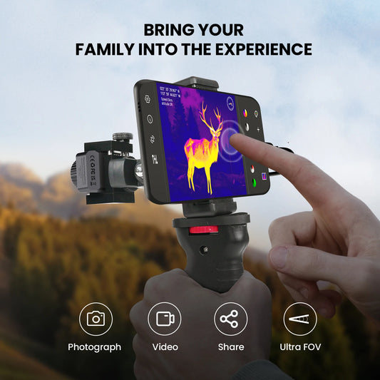 MILESEEY Thermal Imager for Hunting, 256X192 Thermal Imaging Camera for Android Phone,Big FOV Thermal Camera for Hiking,Camping