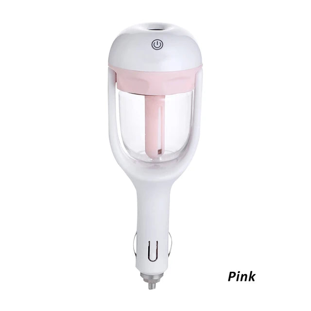 Mini Car Air Humidifier Steam Air Freshener Aroma Fragrance Aromatherapy Diffuser Essential Oil Mist Maker Sprayer for Car Clean