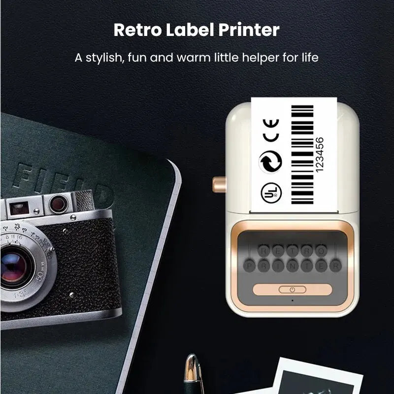 Mini Printer Portable Thermal 52mm Sticker Bluetooth Wireless Impresora Android IOS Printing Machine Portable Label Printer