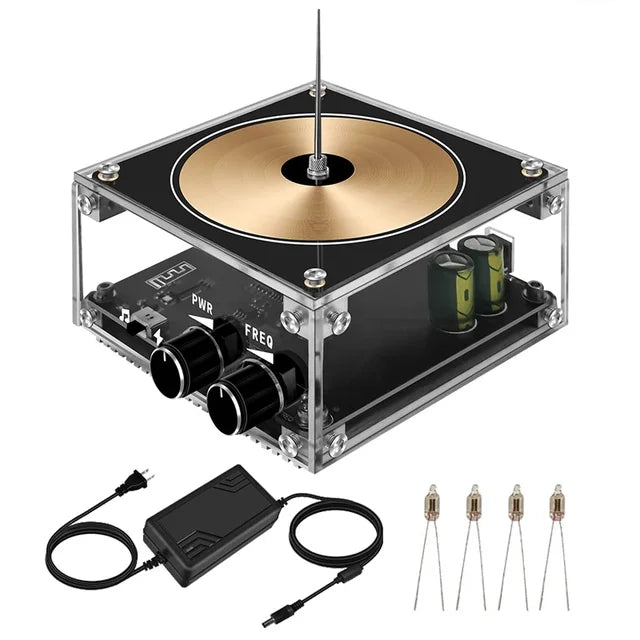 Multi-Function Tesla Music Tesla Coil Speaker, Wireless Transmission Lighting, Science and Education Experimental Products