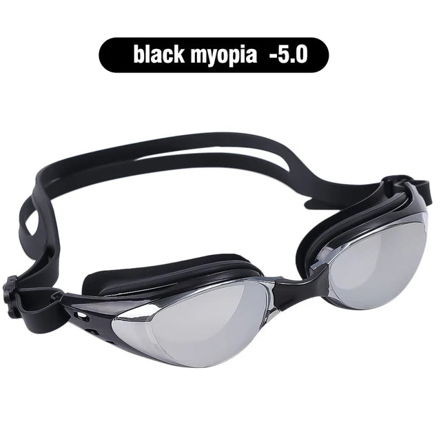 Myopia Swimming Goggles -1.0~-9.0 Anti Fog Waterproof Swimming Goggles Myopia Eyewear Stylish Plating Goggles Swimglasses Unisex