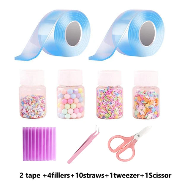 Nano Tape Blowing Bubble Set for Kids