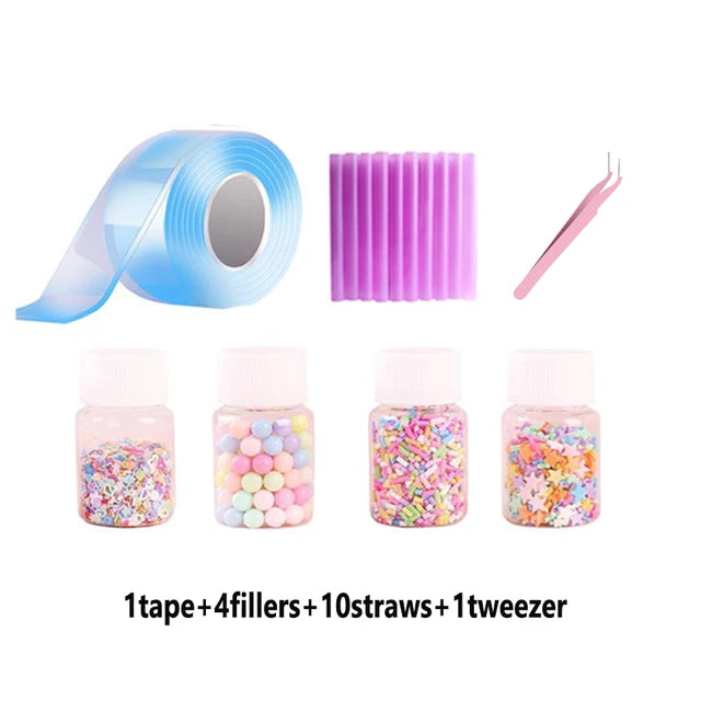 Nano Tape Blowing Bubble Set for Kids