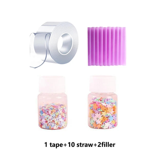 Nano Tape Blowing Bubble Set for Kids