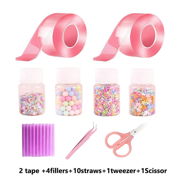 Nano Tape Blowing Bubble Set for Kids