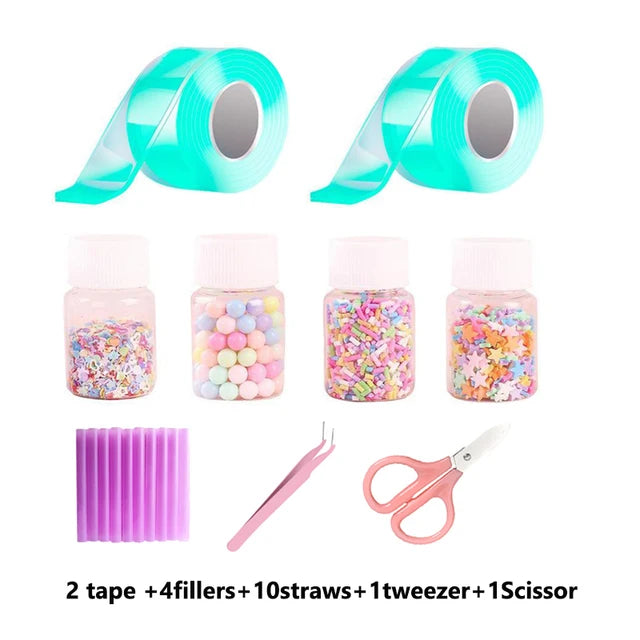 Nano Tape Blowing Bubble Set for Kids