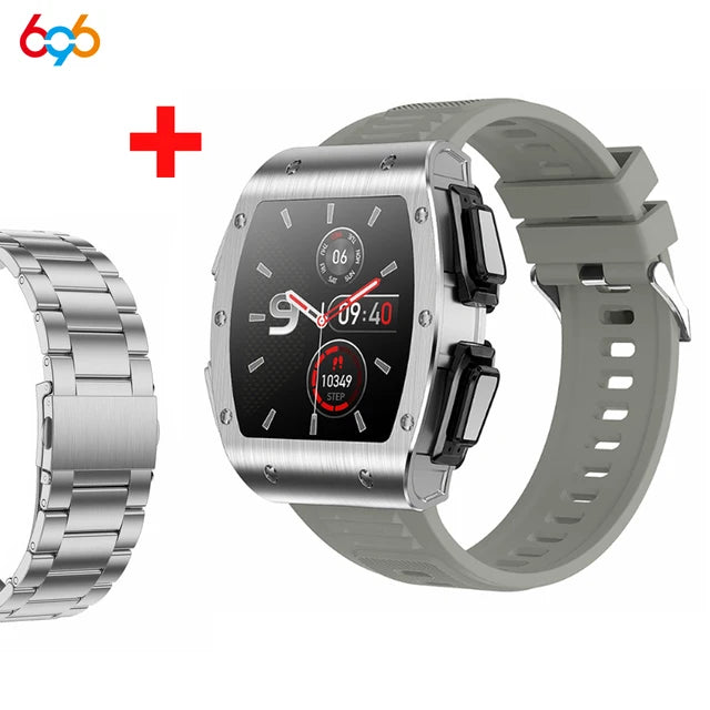 New 2 In 1 Headset Blue Tooth Call Smart Watch 1.91" Sports Fitness Waterproof HIFI Noise Reduction Earphone Music Smartwatch