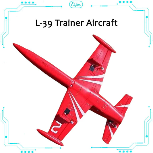 New L-39 Trainer 50mm 11 Page Electric Motor Bypass Epo Aircraft Fixed Wing Beginner Training Machine Entry-Level Machine