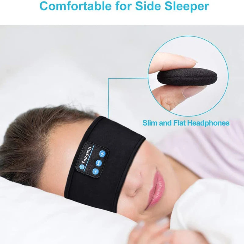 Original Wireless Bluetooth Headset Sport Sleep Headband 5.0 Earbuds Eye Mask Fone Bluetooth Earphones Wireless Headphones