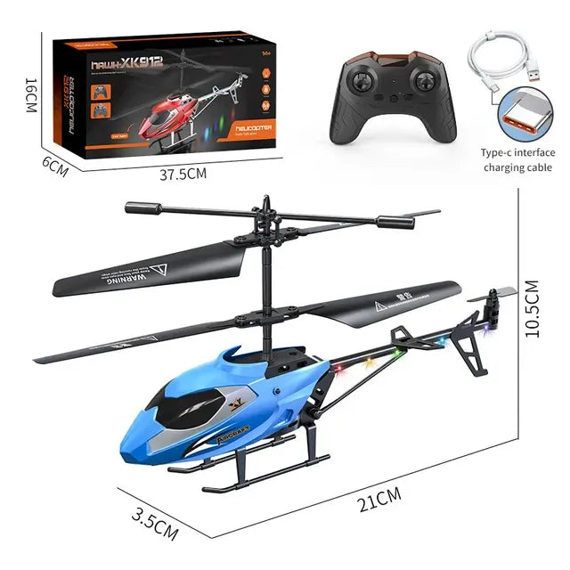 Remote Control Helicopter, Aircraft with Altitude Hold, One Key Take Off/Landing, 3.5 Channel, Gyro Stabilizer