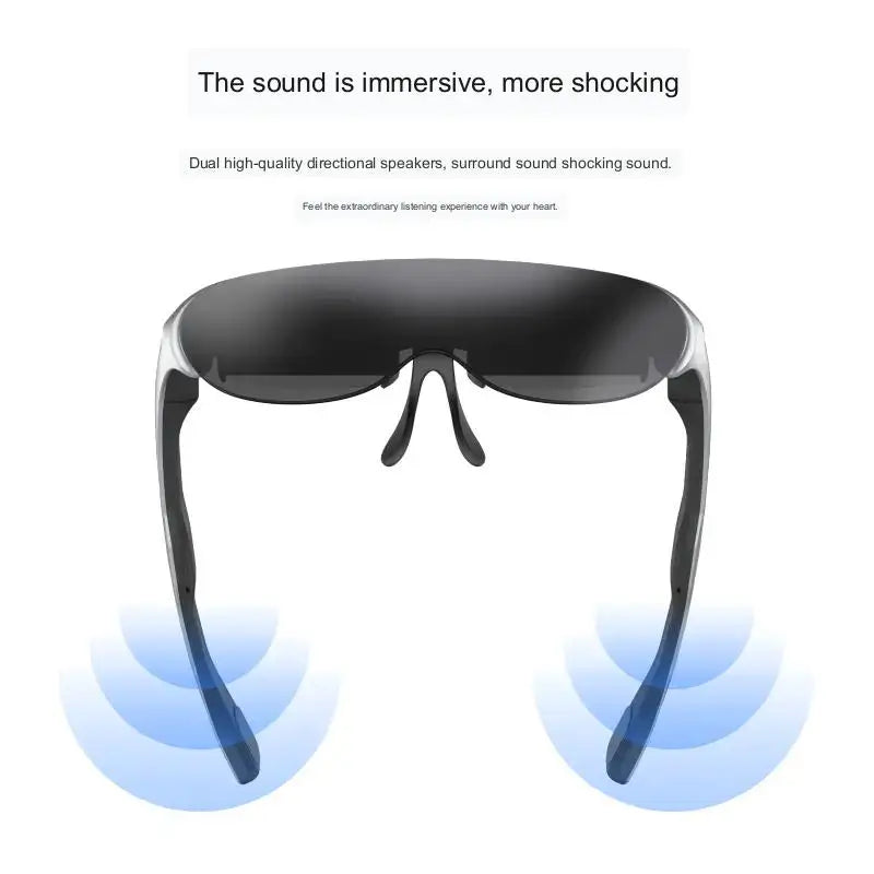 Rokid Air 3D AR Glasses Foldable VR Smart Glasses 120 Inch Screen 1080P OLED Dual Display Home Game Viewing Device