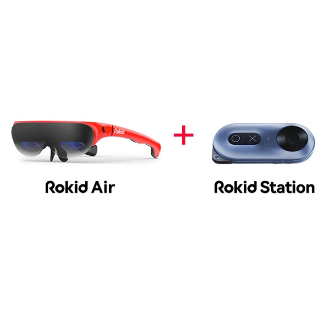 Rokid Air Smart VR Glasses Rokid Station Portable 3D HD Private Giant Screen 4K+ Display Viewing Mobile Computer Private Cinema