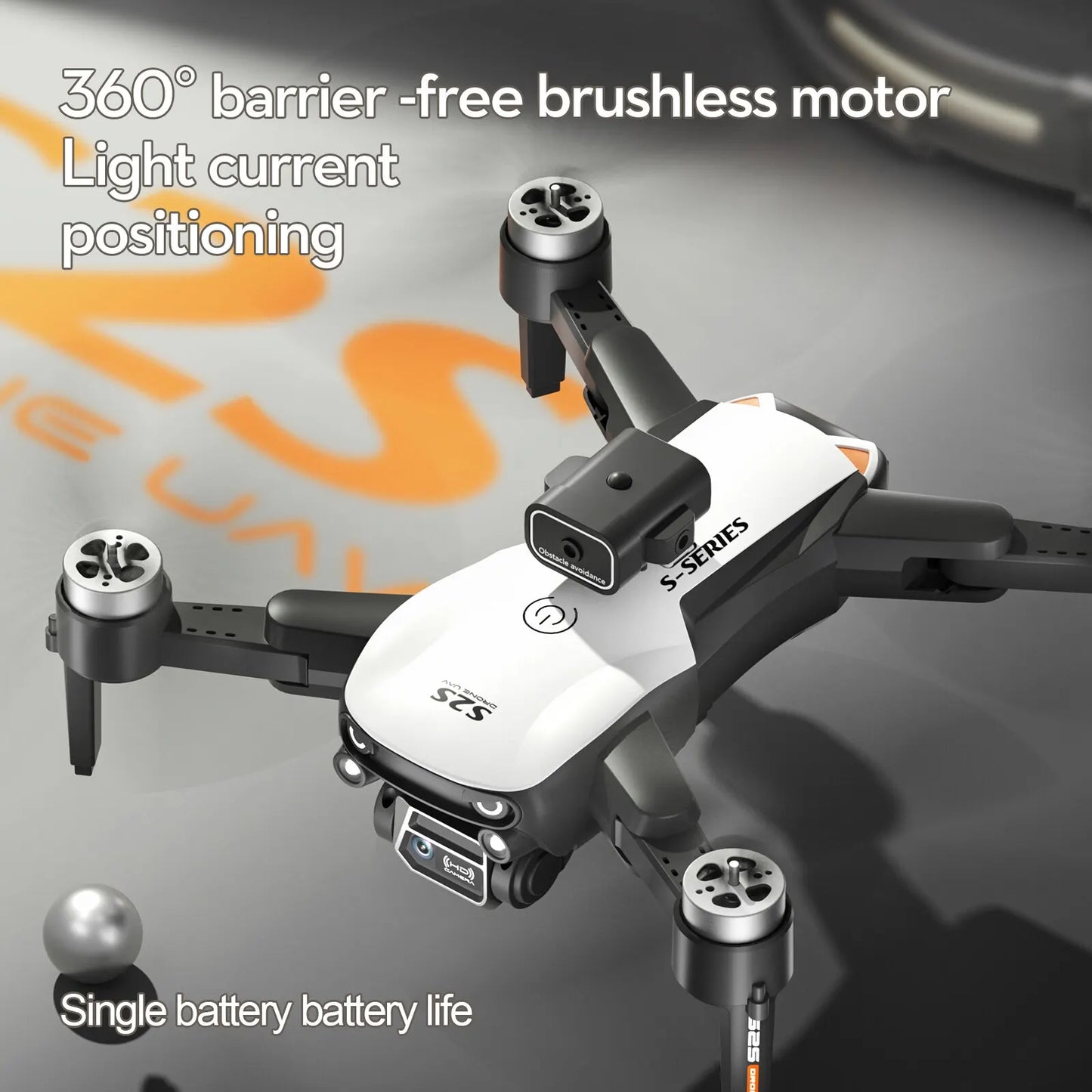 S2S Brushless Drone 4k Profesional 8K HD Dual Camera Obstacle Avoidance Aerial Photography Foldable Quadcopter Flying 25Min