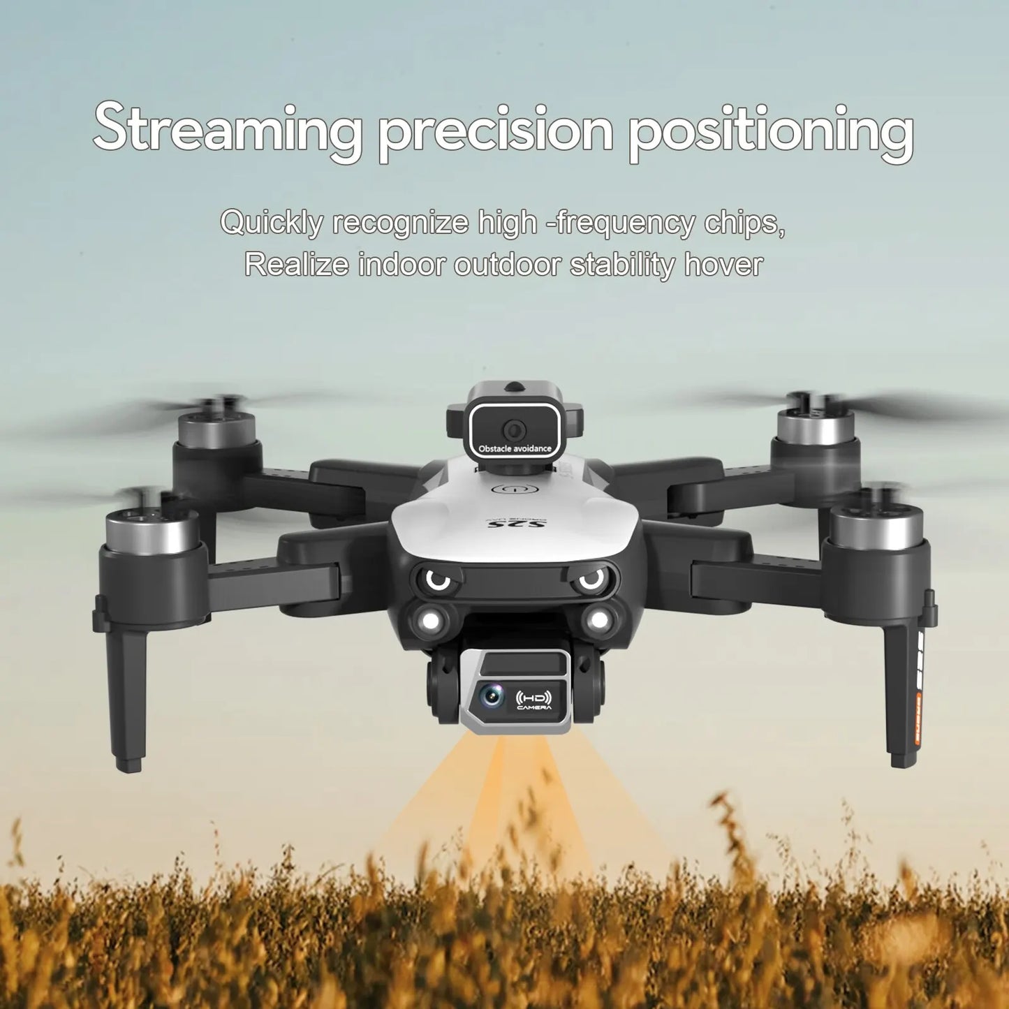 S2S Brushless Drone 4k Profesional 8K HD Dual Camera Obstacle Avoidance Aerial Photography Foldable Quadcopter Flying 25Min