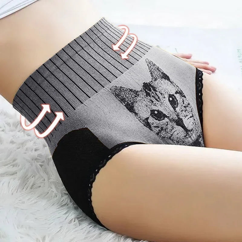 Shapers Women High Waist Body Shaper Slimming Butt Lifter Shapewear Underwear Panties Graphene Cotton Warm Briefs