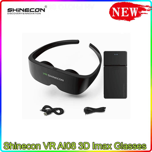 Shinecon VR AI08 3D Imax Glasses Wired Display Version SC-AI08 4K Headset Giant Screen Stereo Cinema Virtual Reality Vr Glasses