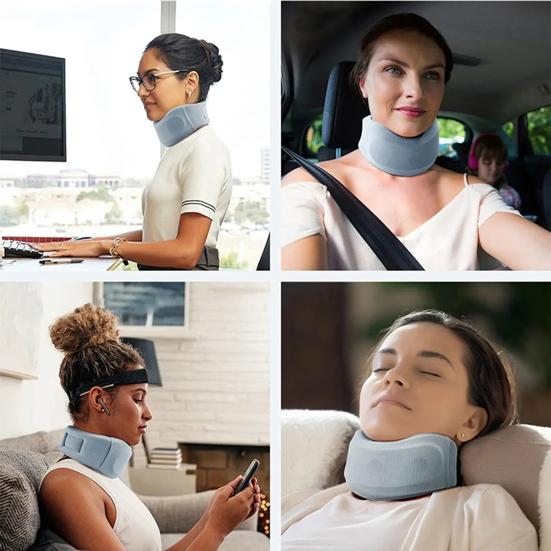 Sponge cervical support soft collar neck brace cervical breathable and comfortable spine support for neck pain and support