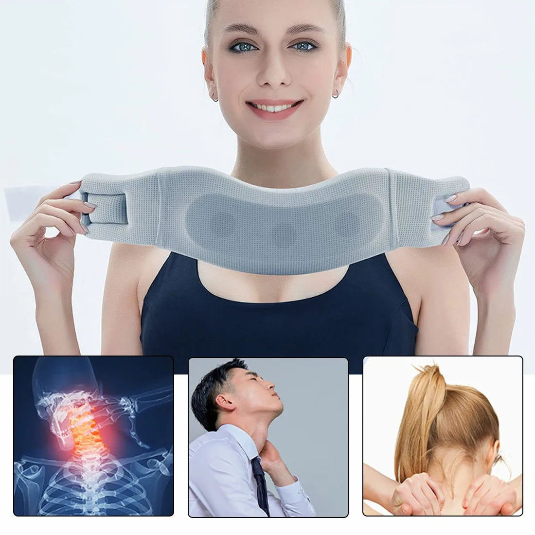 Sponge cervical support soft collar neck brace cervical breathable and comfortable spine support for neck pain and support