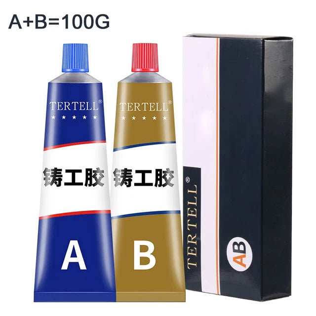 Strong Glue High Strength Metal Cold Welding Glue Magic Repair Casting Adhesive Metal Repair Bonding AB Glue Sealant