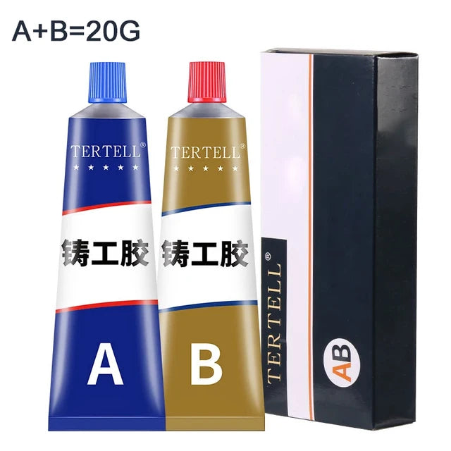 Strong Glue High Strength Metal Cold Welding Glue Magic Repair Casting Adhesive Metal Repair Bonding AB Glue Sealant