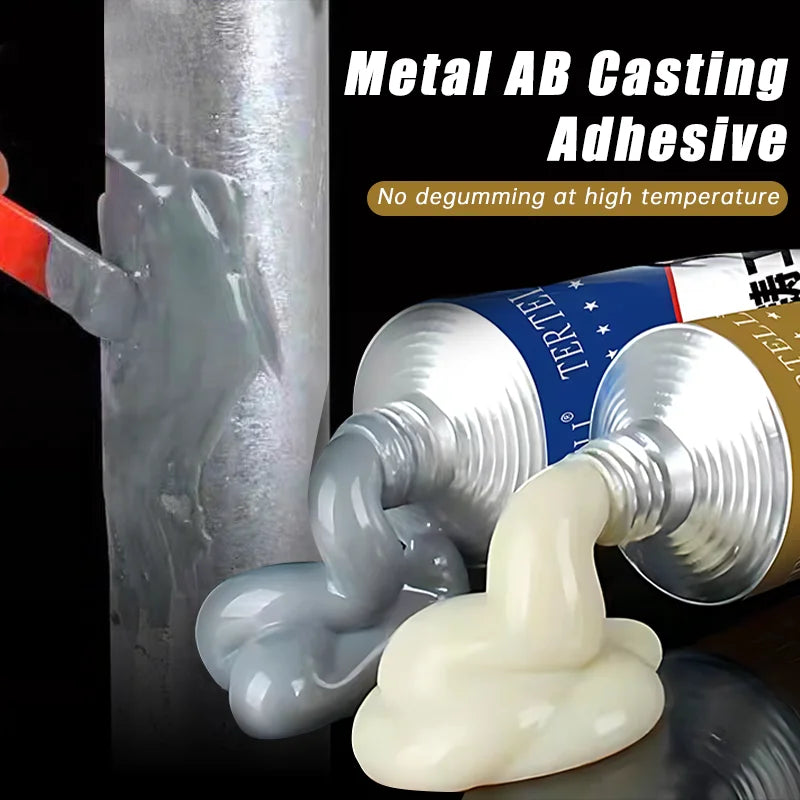 Strong Glue High Strength Metal Cold Welding Glue Magic Repair Casting Adhesive Metal Repair Bonding AB Glue Sealant