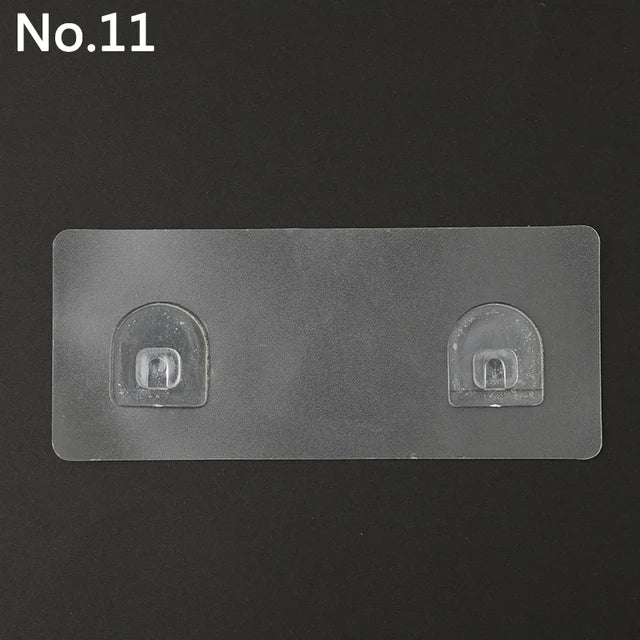 Strong Non Marking Patch Hook Non Punching Shelf Buckle Wall Hanging Transparent Buckle Adhesive Patch Non Nail Auxiliary Patch