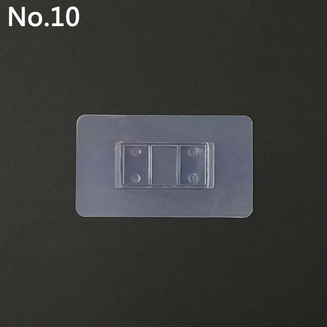 Strong Non Marking Patch Hook Non Punching Shelf Buckle Wall Hanging Transparent Buckle Adhesive Patch Non Nail Auxiliary Patch