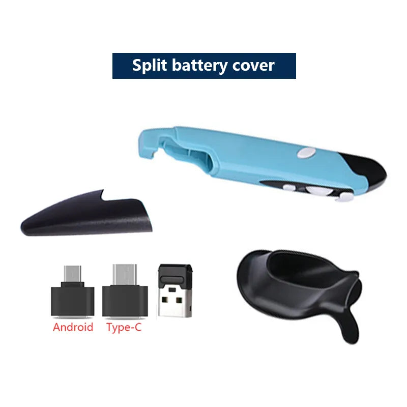 Vertical Pen-Shaped Stylus Battery Mouse Suitable For PC And Laptop Mice