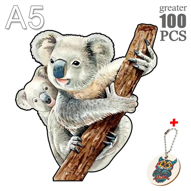 Unique Wooden Jigsaw Puzzles For Adults Kids Wooden Puzzle Educational Toys Gifts Wood DIY Crafts Tree of Life Puzzle Games